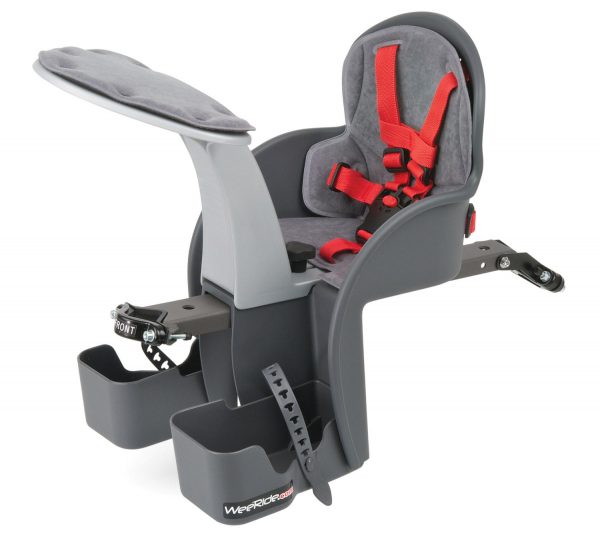 WeeRide Safe Front baby bike seat angle view