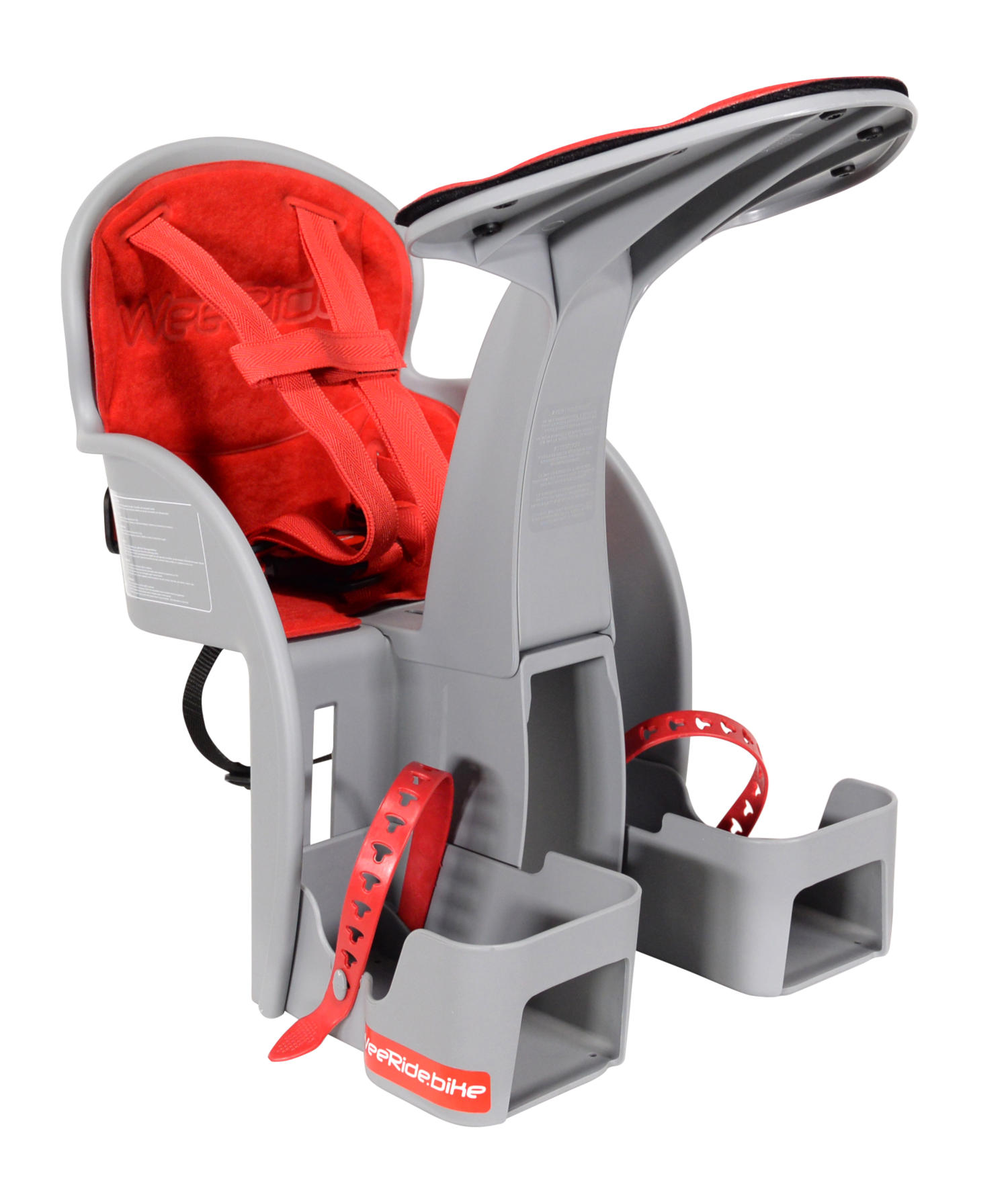 RALEIGH WeeRide Safe Front Child Bike Seat Grey/Red 