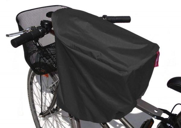 Baby bike seat cover in black
